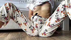 Watch my pajama squirt show?