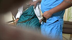 Indian doctor fucks patient in hospital clinic
