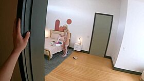 povd new sexy nanny spreads her tight pussy to keep her job