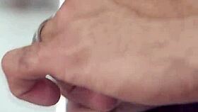 The spicy hotwife dives deep into an intense oral session with her partner.