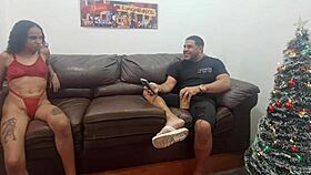 Latina Amateur Bent Over For First Anal Assfucking Session