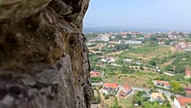 damiana flowers explores a european tourist castle in her sextrip episode 3