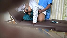 Indian doctor fucks patient in hospital clinic