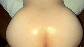 Oiled Brunette Latina With Big Ass Bends Over For Doggystyle Fucking.