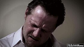 Guy finds himself tied up and cuckolded in plain taboo