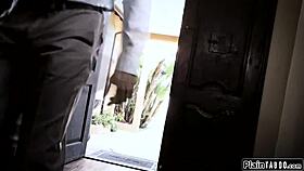 Guy finds himself tied up and cuckolded in plain taboo