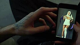 naughty weeb takes cum in her hole