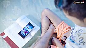 i'm desi indian housewife teaching student to fuck with big boobs