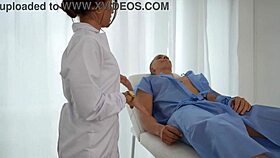 Doctor Ashley Sanz fucks patient hard to cure pain