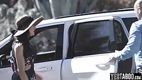 milf wife threesome with cheater husband and his busty side chick