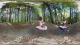 turquoise enjoying a relaxing outdoor solo activity