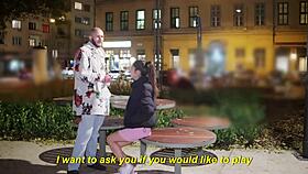 cum inside me - tiny italian teen begs for breeding creampie