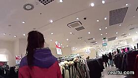 Seduced in hypermarket, stellar Czech sweetie gets POV poked with hardcore action