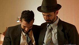 Blonde gets bent over for big cock doggystyle in hardwerk soiree bang