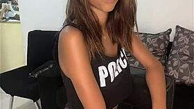 Eshily Bigo, that Brazilian slut, dives into a wild cop fantasy.