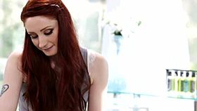 redhead les masseuse eating her clients pussy