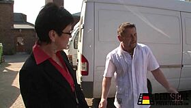 did you see that old german mature getting fucked hard?