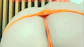 Blonde with big tits and ass excites