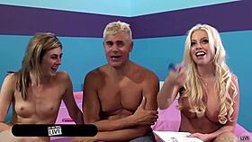 Blonde Indiana Newcummer Mia Mae Bounces On Dicks In Raw Threesome