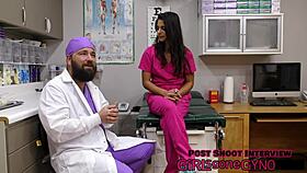 neighbors first gyno exam with fingering