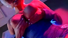 Can Two Dreamy Blondes Handle a Monster Cock in This Sensual Lesbian Threesome?