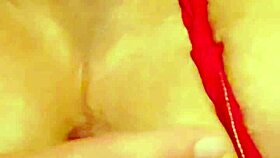 does this shemale have a wide pussy?