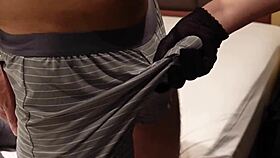 Don't slap my cock so hard, it's making me hard!