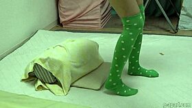 Japanese Girl Intensely Spreads Legs For Dildo Masturbation