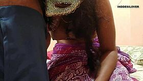 Amateur couple enjoys intimate moments at work