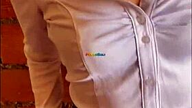 hey, cristiana, you're 18 and getting fucked by your boyfriend in that school uniform, so hot and real!