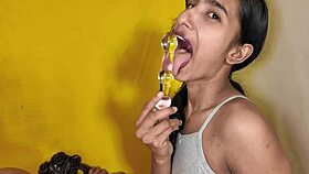 Real Romantic Threesome with Amateurs