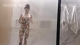 We Left The Camera Filming And Went To Have Sex In Shower