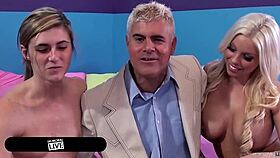 Blonde Indiana Newcummer Mia Mae Bounces On Dicks In Raw Threesome