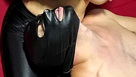 Completely insane wife in sexy outfit craving to call lover Karina and Lucas 😘