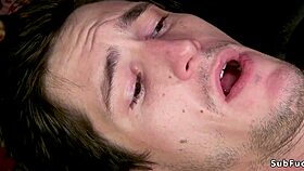 busty blonde mistress anal fucks her male sub