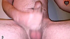Watch My Shaved Cock Harden and Cum!