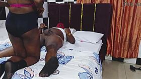 Having some sexy fun with my house help in missionary.