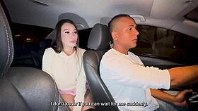 Uber Driver Fucks My Tight Wet Pink Pussy With His Big Bbc Cum In Mouth Daniela Andrea & Mr Matamorros