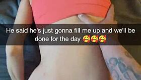 the cheating amateur yoga milf gets fucked by her fitness instructor on snapchat, leading to cuckolding and creampie