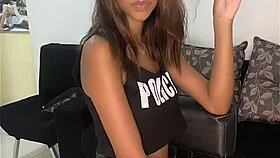 Eshily Bigo, that Brazilian slut, dives into a wild cop fantasy.