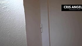 kyara nyx and cris angelo piss after passionate work sex