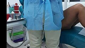 dentist office oral with big tits 😍