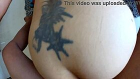 recently divorced woman and young man have fun alone at home real homemade