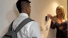 Brazen woman invites young religious man inside