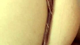 Look at this tight ass almost not taking the cock!