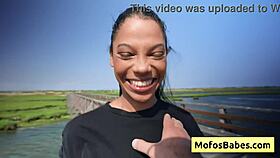 Ebony Fingers Pussy Teasingly?