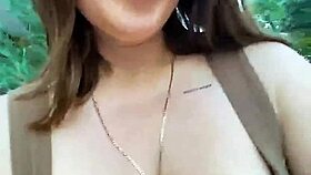 Huge boobs fingered and masturbated on webcam