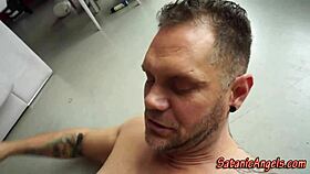 Threeway hardcore with sucking and fucking