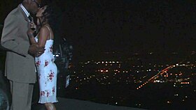 Watch this milf get fucked outdoors at night!