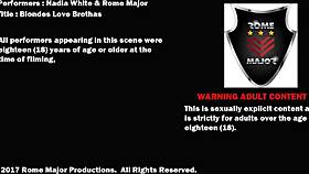 blonde nadia white gets her ass rimmed by a big cock stud 😏